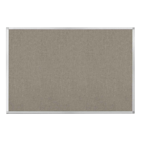 Versare Hush Panel Configurable Cubicle Partition 6' x 4' Warm Pebble Fabric 1812494 - main